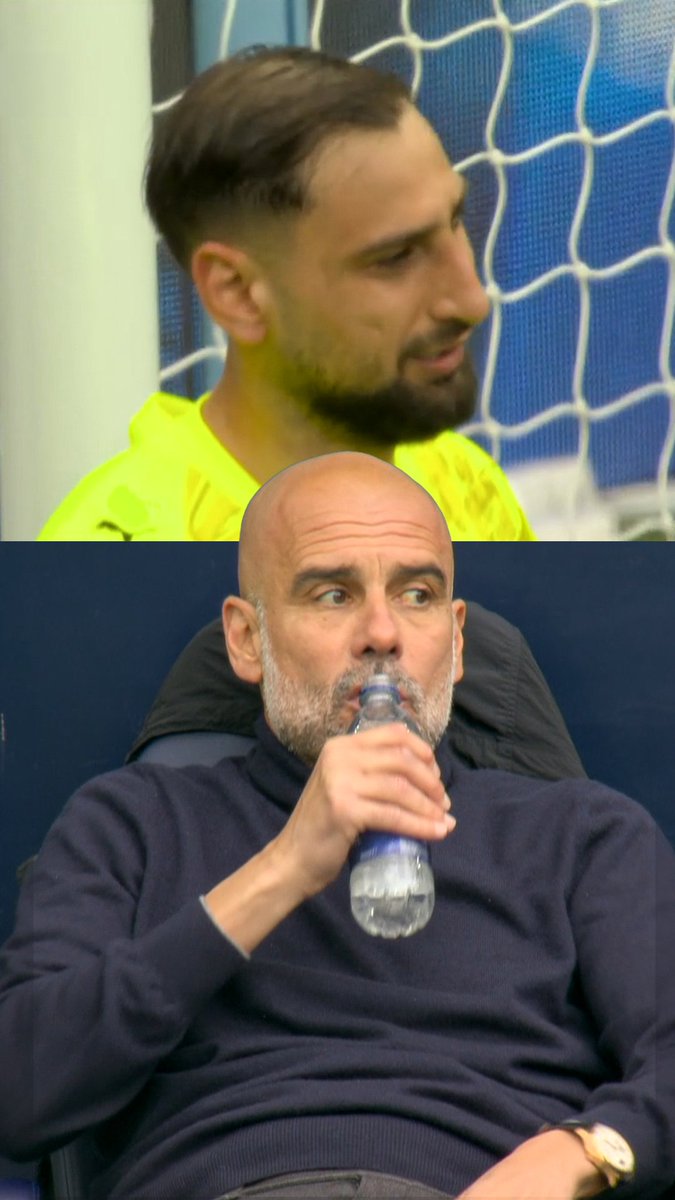 Pep Guardiola after Donnarumma's mistake...