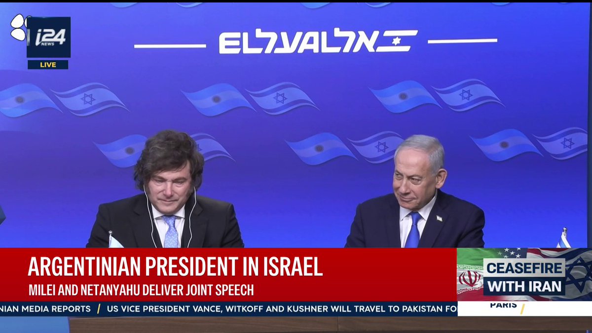 🇮🇱🇦🇷 Direct flights between Tel Aviv and Buenos Aires announced during Milei’s visit to Israel. Argentina is home to ~200,000 Jews, the largest Jewish community in Latin America and one of the biggest in the world (around 6th globally).