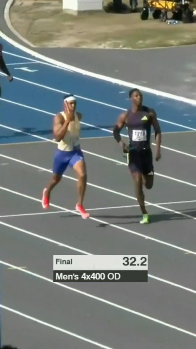Great to see 🇺🇸Michael Norman back on a 4x400m again! Michael Norman
