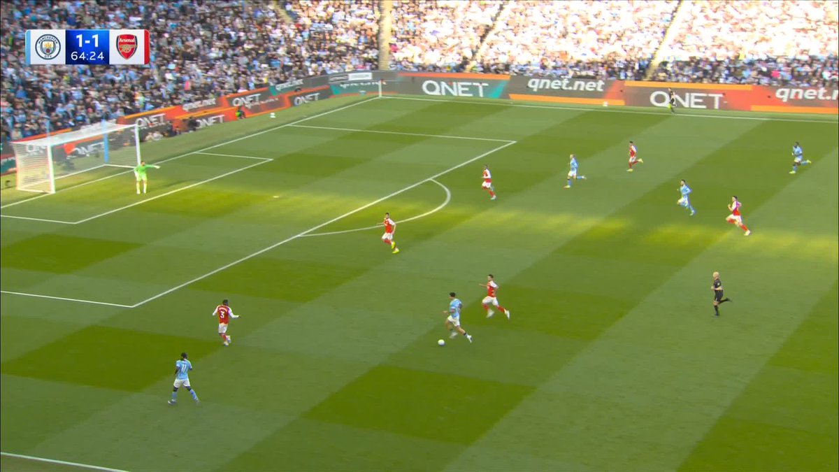 "Manchester City in charge, again!" Erling Haaland powers through to find the back of the net 💪