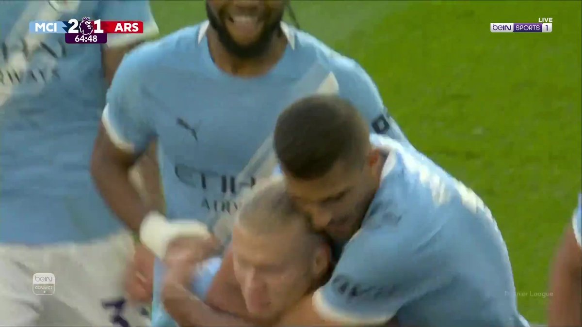 هالاند يشعل المواجهة بهدف ثانٍ لمانشستر سيتي #الدوري_الإنجليزي_الممتاز #PremierLeague