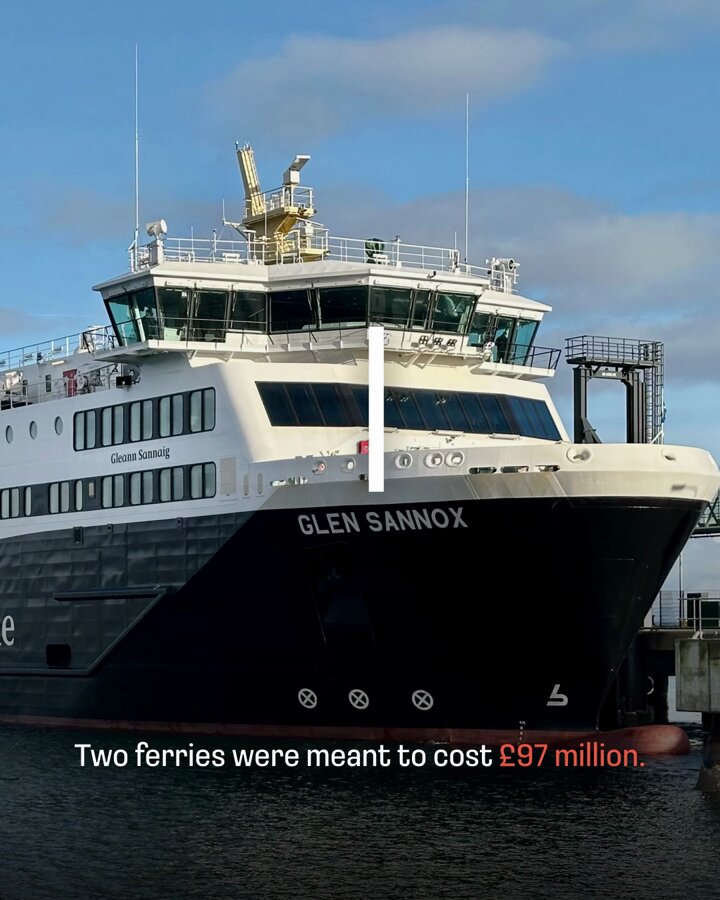 Two ferries were meant to cost £97 million. The latest estimate is more than £500 million. After nearly 20 years of @theSN government, Scotland deserves better. Vote tactically to stop the SNP. It’s time for change. Click here: