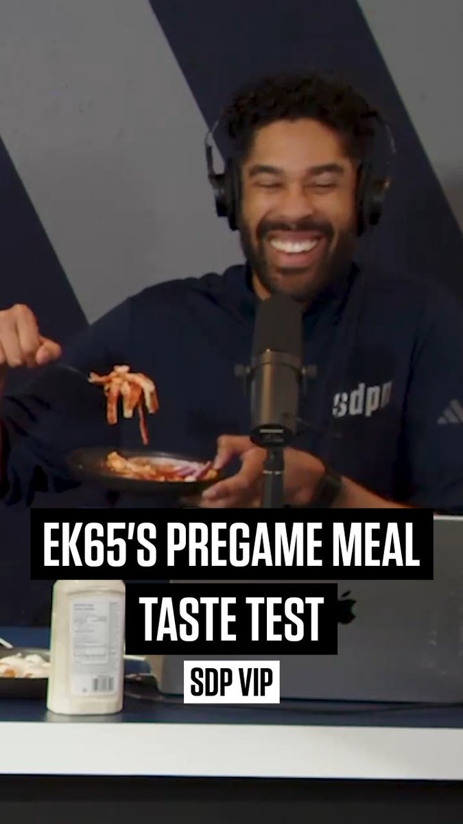 We taste tested Erik Karlsson's pregame meal. It went very poorly. #SDP #VIP #LetsGoPens