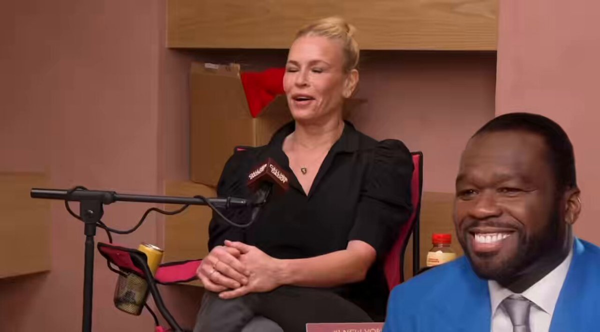 Chelsea Handler explains how 50 cent kept borrowing cars to pick her up when they were in a relationship which made her buy a car she didn’t like “I didn’t realize he was borrowing all these cars, then I went to get a Bentley because he always had different cars”