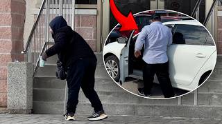 Sympathy scam targets worshippers as fake panhandlers work GTA churches After receiving donations and food, the suspect was later seen walking unaided and speeding away from a parking lot.