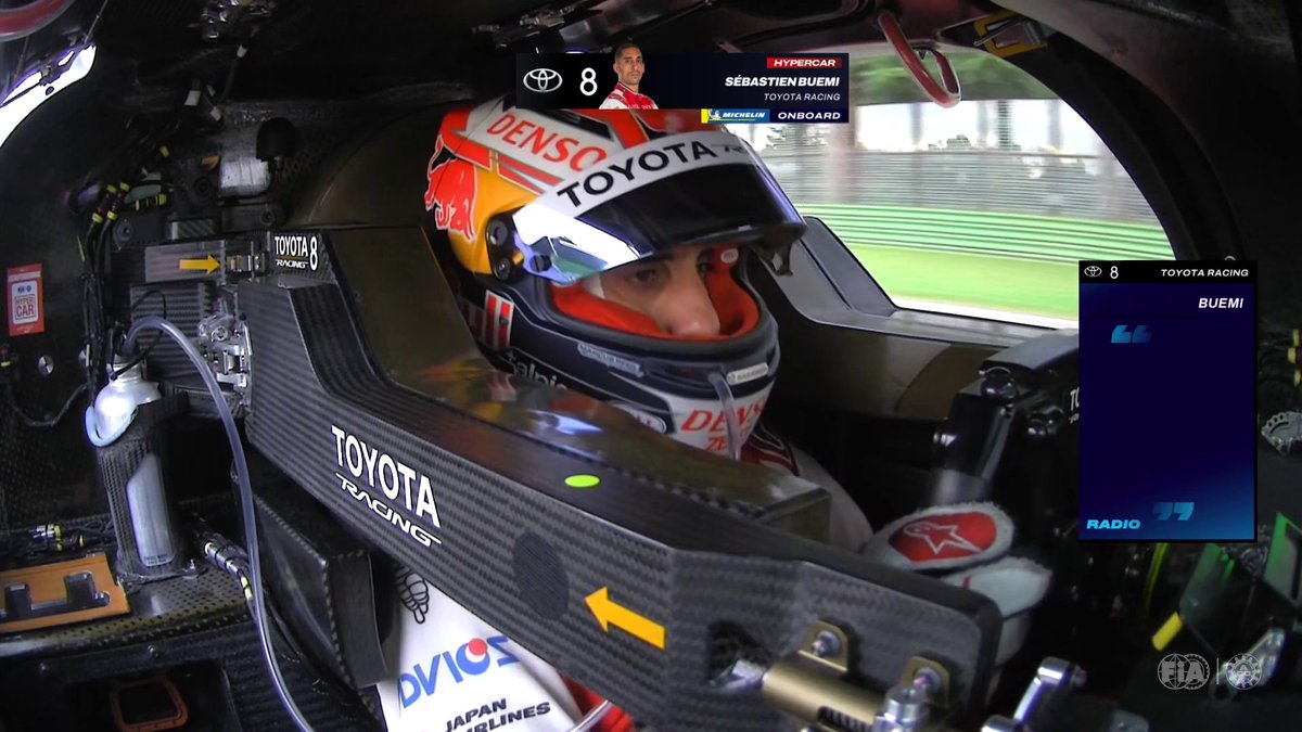🗣️ Great job all week. We're off to a good start! #WEC #6HImola #Toyota TOYOTA RACING WEC
