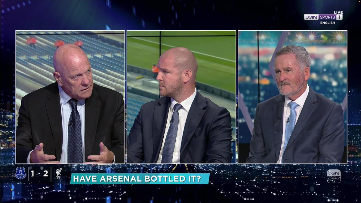 "If Arsenal don't win this, is that the biggest bottle job we've seen in Premier League history?" 🤔 "I don't like the word bottle job..." Richard Keys, Philippe Senderos & Andy Gray on Man City's win over Arsenal. #beINPL #MCIARS