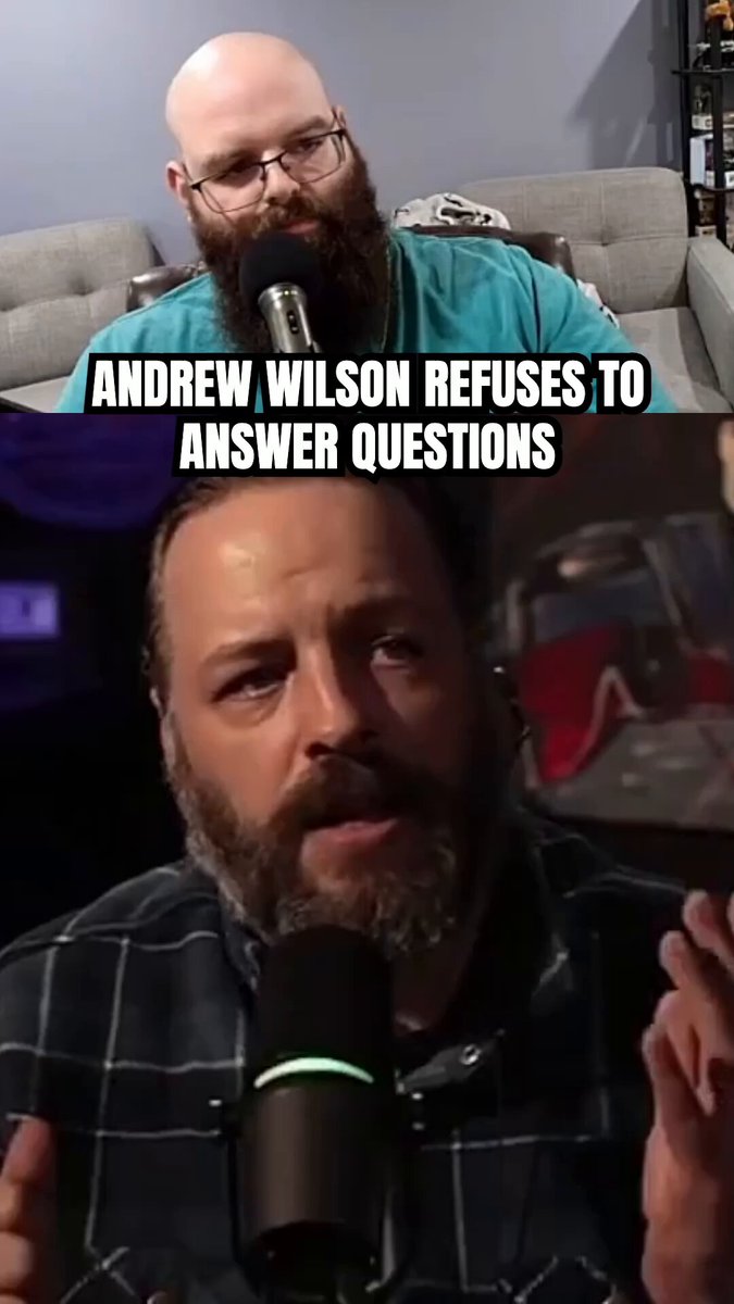 Andrew Wilson refuses to answer questions