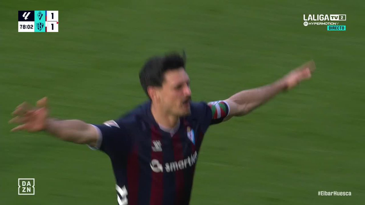 Una volea que llama a la puerta de los playoffs ⚽🔥 Sergio Álvarez y el Eibar dejan a la SD Huesca en verdaderos apuros #LALIGAHYPERMOTION