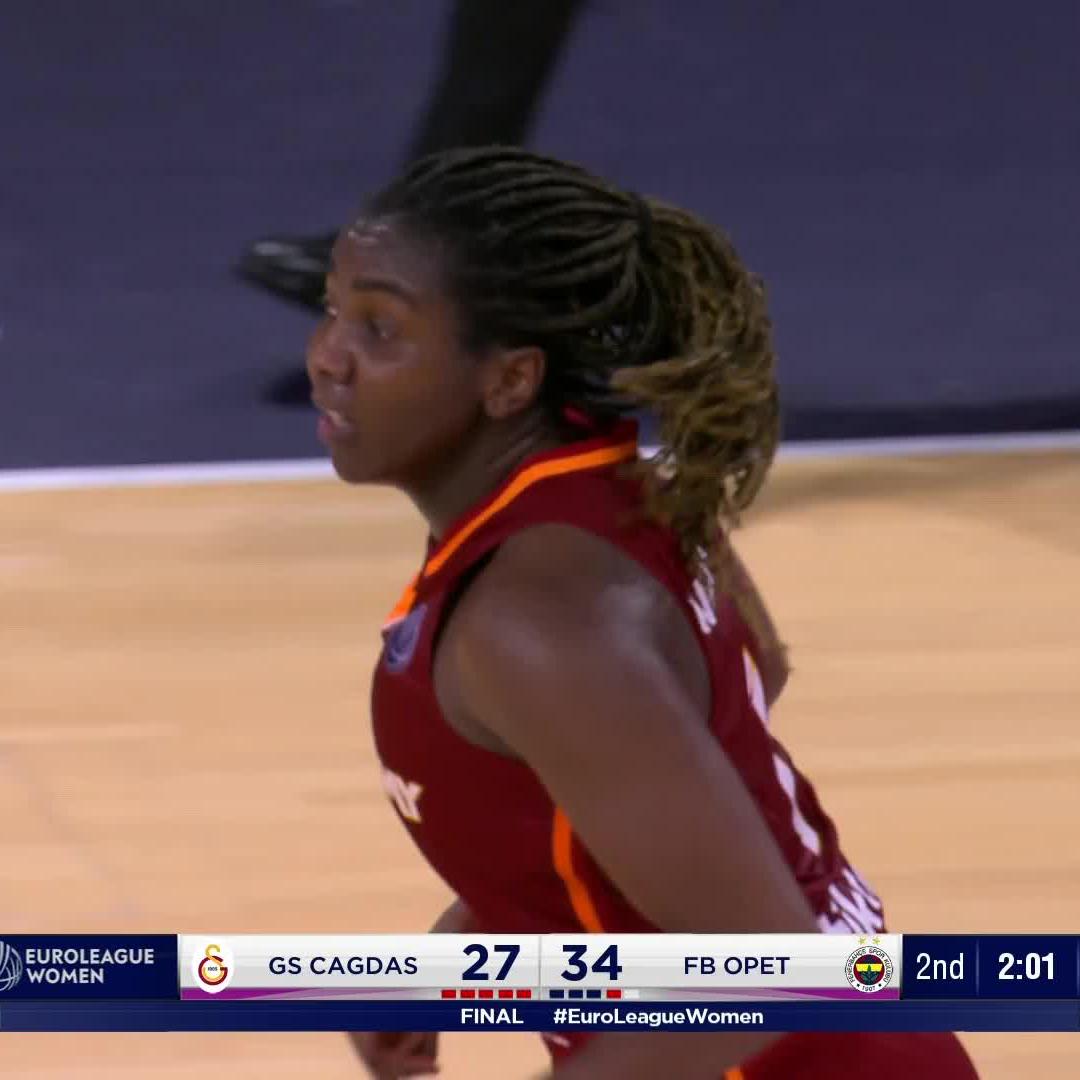 IT'S NOT OVER UNTIL IT'S OVER 🥵 #EuroLeagueWomen x Galatasaray Çağdaş Faktoring
