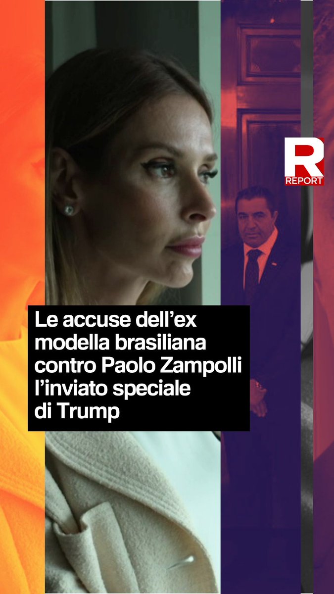 L’ex modella brasiliana Amanda Ungaro accusa l’inviato speciale di Trump Zampolli di averla abusata sessualmente e fisicamente. Zampolli da agente di modelle portò negli Usa anche l’allora modella Melania Trump. Segui #Report ora in diretta su #Rai3👇