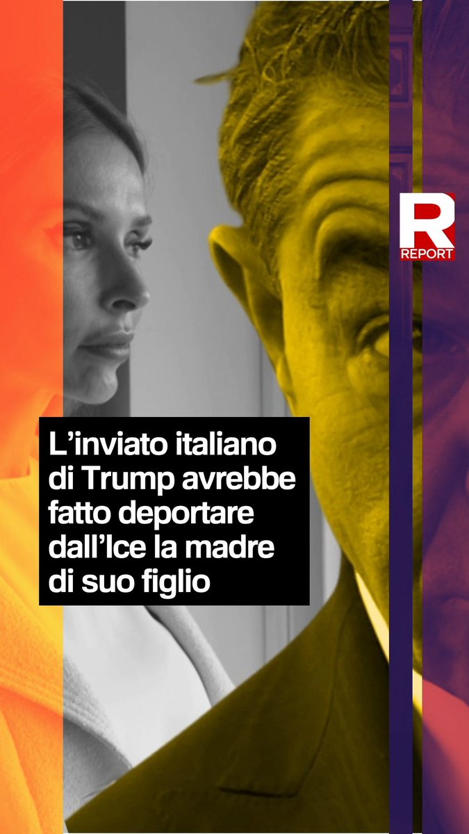 L’inviato speciale di Trump Zampolli sarebbe responsabile della deportazione della sua ex fidanzata brasiliana, Amanda Ungaro: avrebbe fatto pressione sui vertici dell’ICE per il suo ruolo nell'amministrazione Trump. Segui #Report ora in diretta su #Rai3👇
