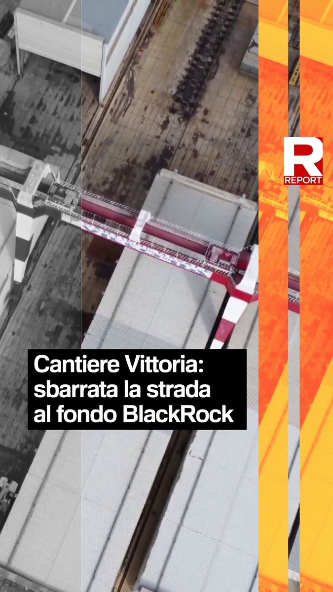 Nella vendita del Cantiere Vittoria si fa avanti un fondo controllato dal gigante statunitense BlackRock, che avrebbe investito fino a 20 milioni di euro, ma la proposta viene rigettata. Segui #Report ora in diretta su #Rai3👇