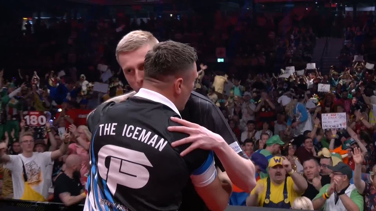PRICE POWERS INTO THE FINAL! Gerwyn Price completes the final line-up in Sindelfingen, as The Iceman beats Wessel Nijman 7-4, with a stunning shanghai finish! 📺 #ET5