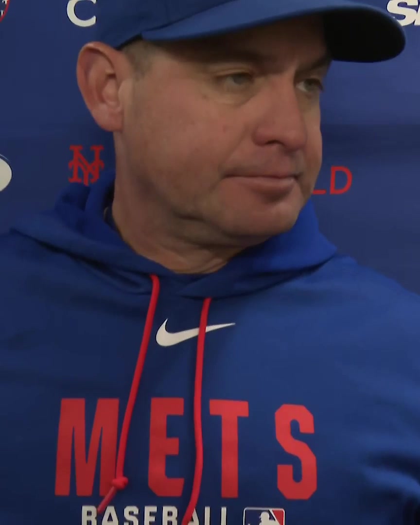 "It's tough, especially when you're going through it." Carlos Mendoza talks about how tough today's loss is with the Mets carrying the lead into the bottom of the 9th: