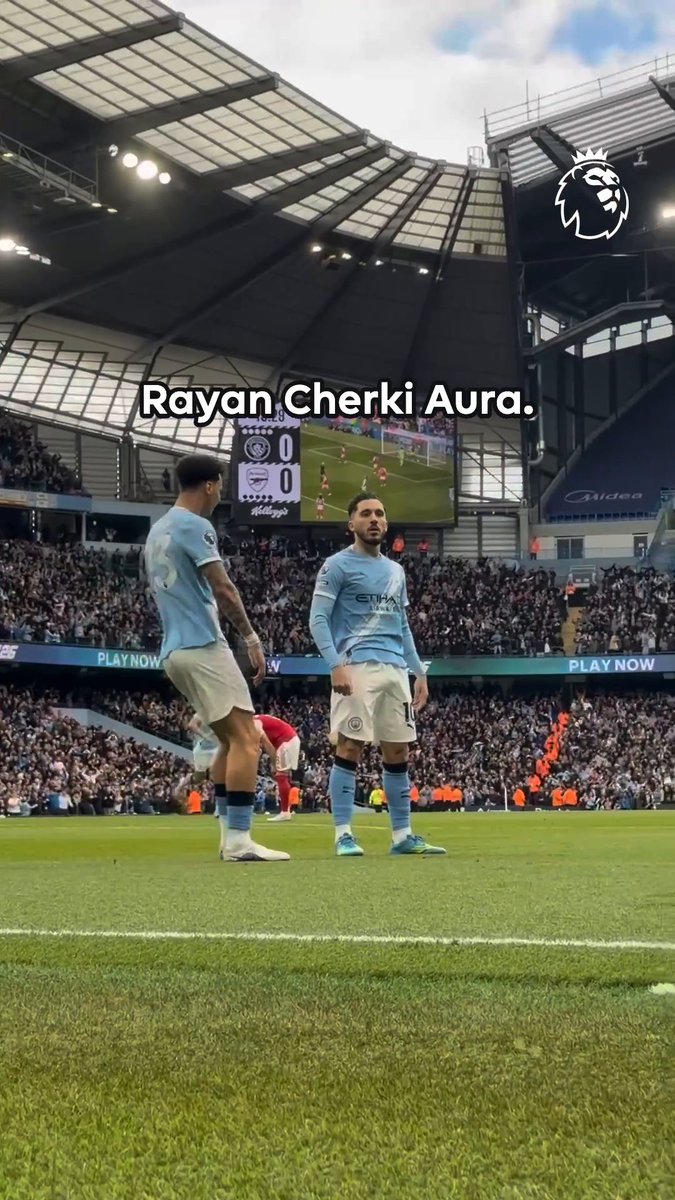 Rayan Cherki. Mesmerising. 😳 Manchester City