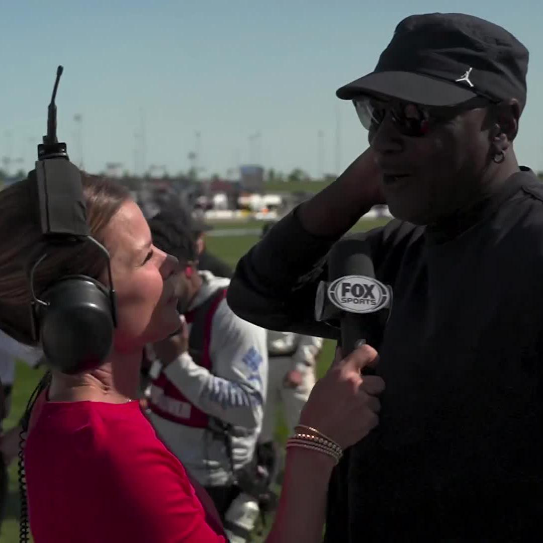 "This kid is on fire." Michael Jordan likes what he sees from Tyler Reddick! 🔥