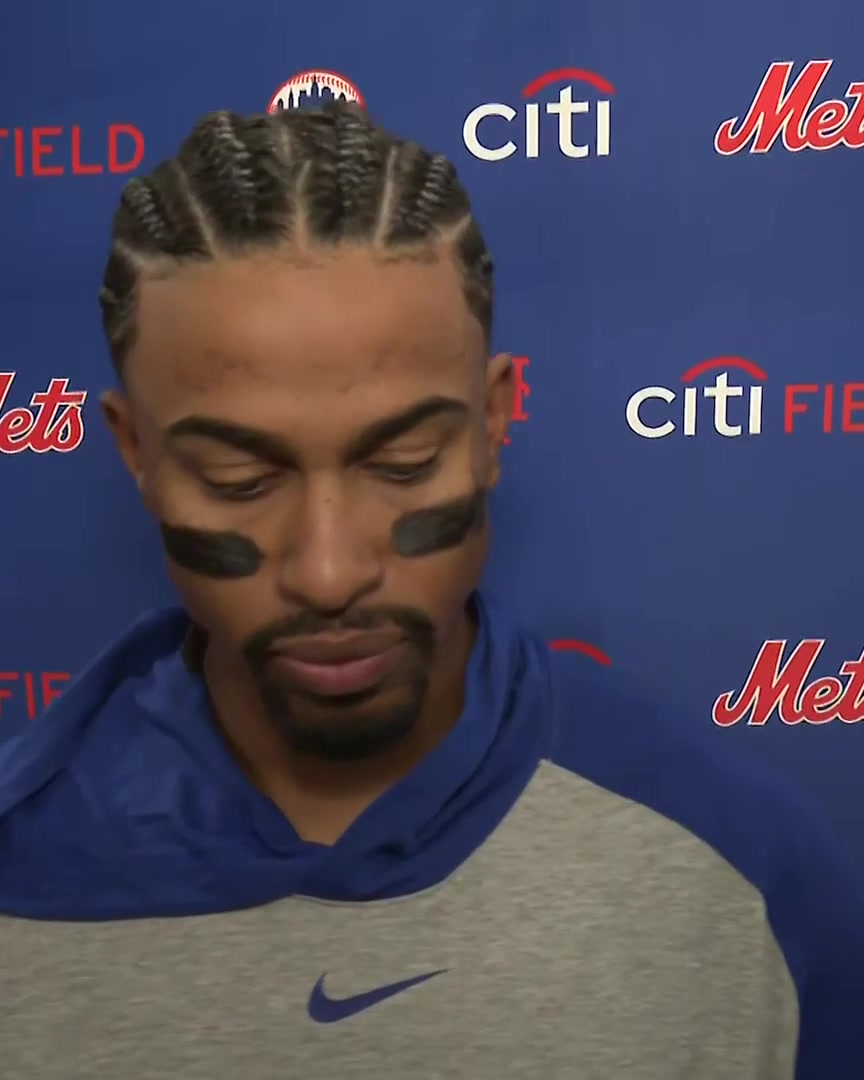 "No one's going to feel sorry. We can't feel sorry for ourselves. We've got to bring it." Francisco Lindor talks about the at-bats from the Mets' offense today and how the offense can snap out of their funk:
