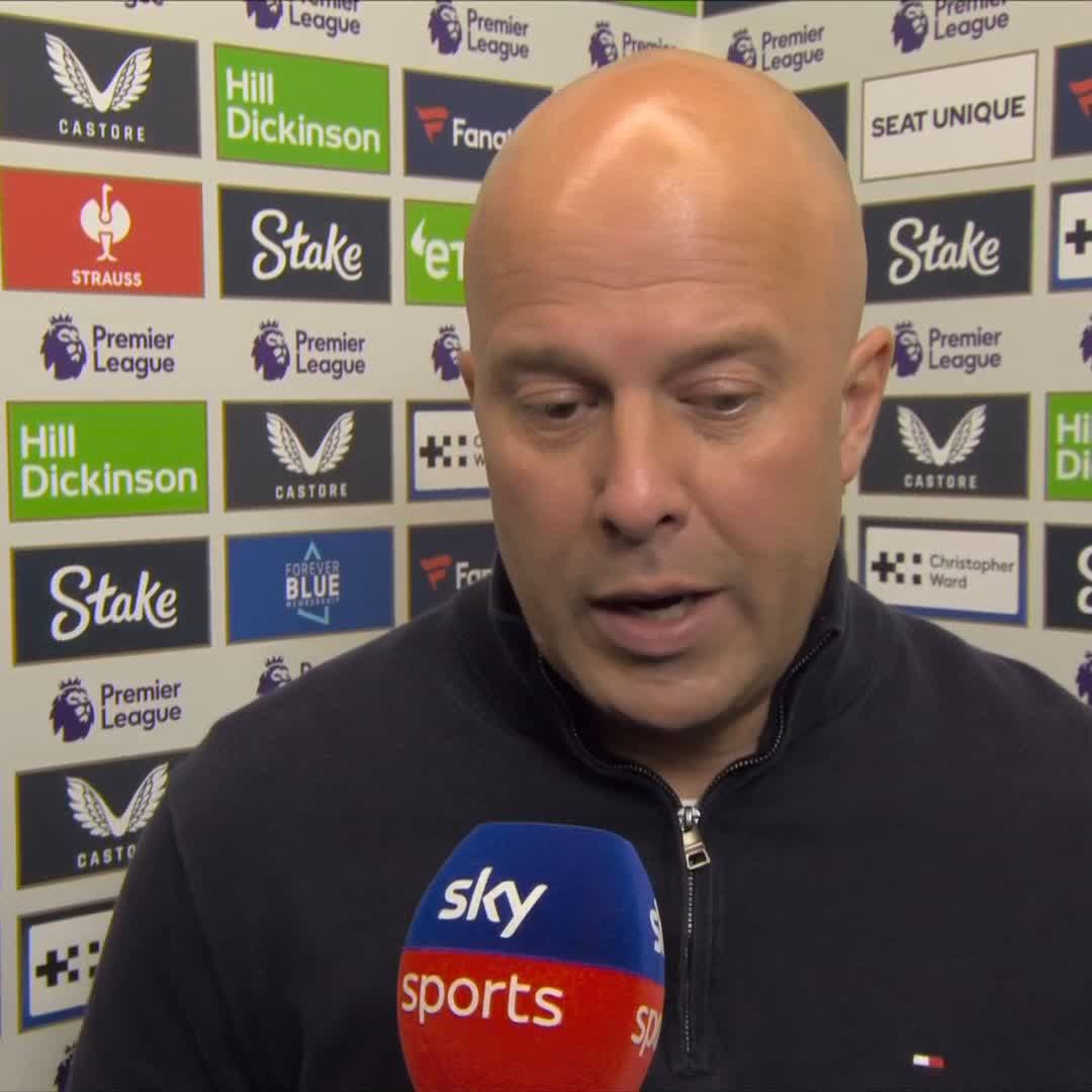 "Great moment, it's always nice" 👌 Arne Slot on Liverpool’s last-gasp 2–1 win over Everton 🔴