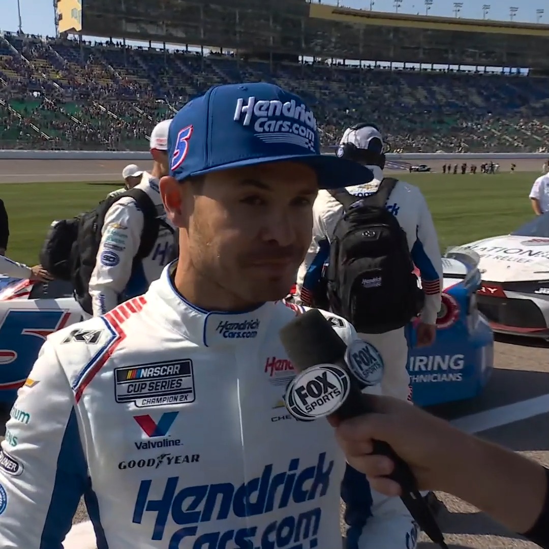 He made it interesting in overtime. Kyle Larson will have to settle for second, but plenty of stage points and a strong finish give the No. 5 team much to build on leaving Kansas Speedway.