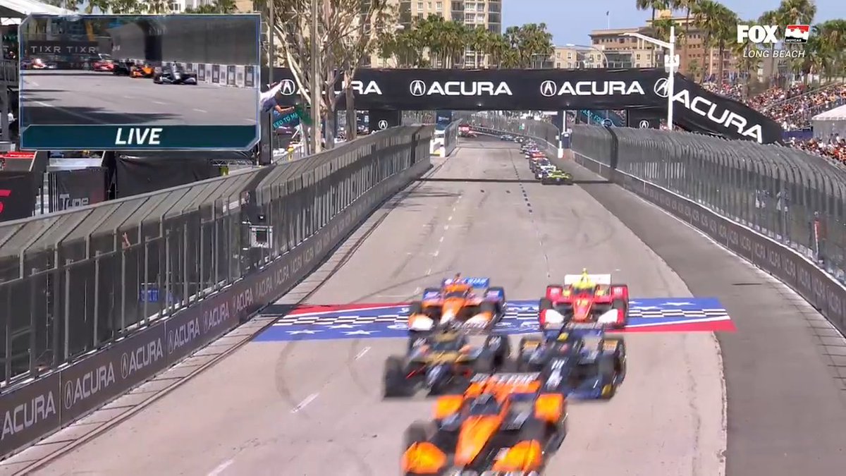 A strange start in Long Beach.