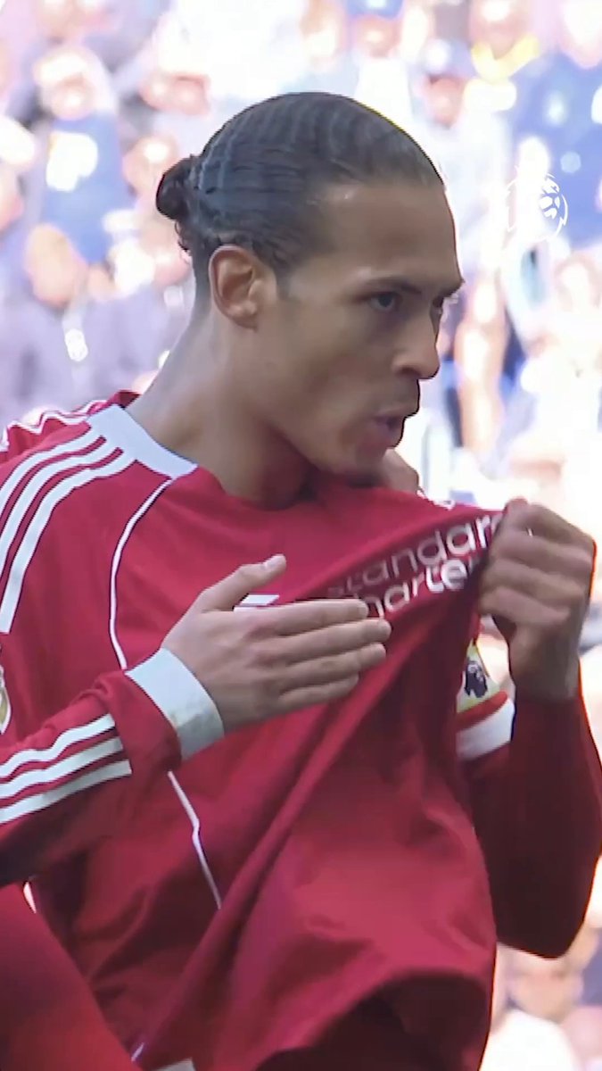 Everton 1-1 Liverpool FC, 90+10’. Enter Virgil van Dijk.