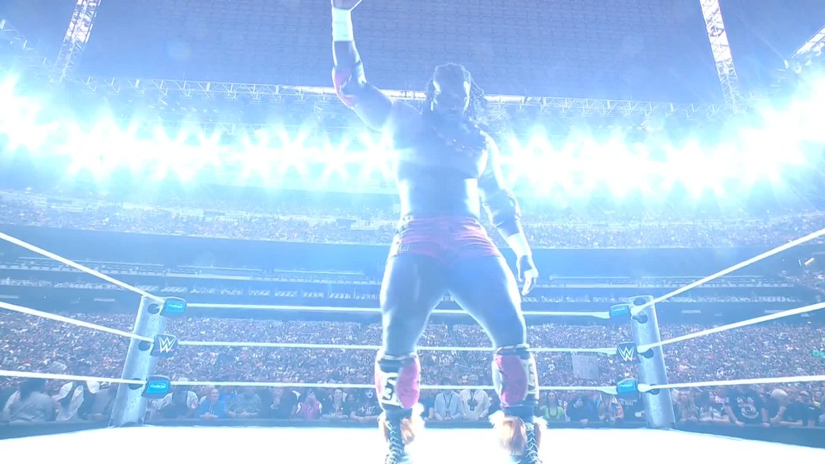OBA! OBA! OBA! 🤩 Oba Femi wwe The FIRST HOUR of #WrestleMania is LIVE RIGHT NOW on ESPN!