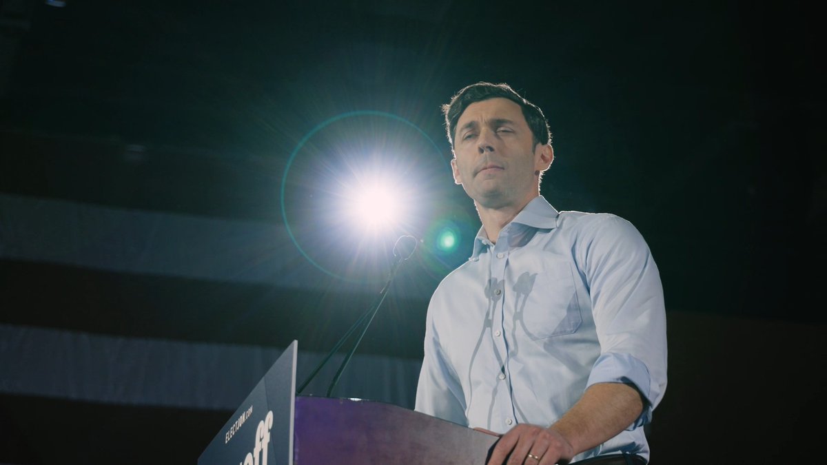 Ossoff: How much do you guys know about Jared Kushner, Ivanka's husband? He's on the Saudi payroll for $2 billion dollars. Did you know that? And now he's leading American diplomacy in the Middle East, apparently while at the very same time asking princes and sheikhs across the Arab world to give him billions more. If you're watching this online, don't take my word for it. Look it up for yourself. Can you imagine, like a normal sitting U.S. ambassador just hitting up Saudi Crown Prince Mohammed bin Salman for billions of dollars? But he's a Trump, a royal, a princeling. The rules are for us, not for them.