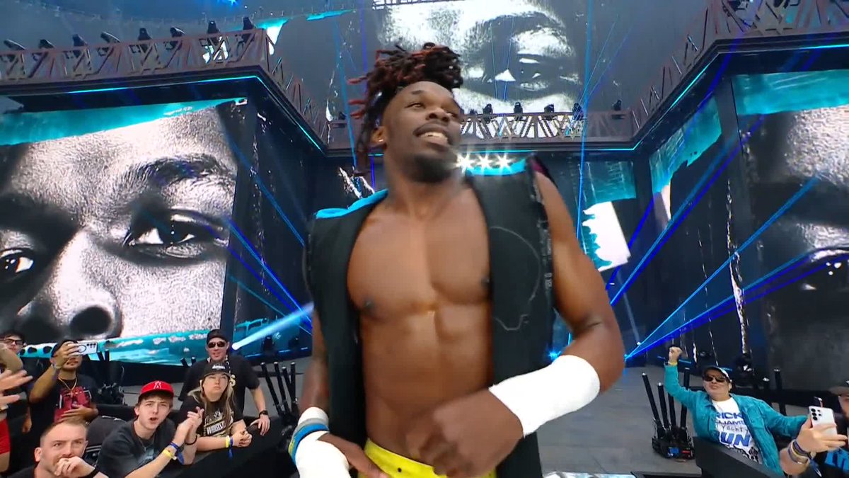 YOUR BOY IS BOUNCY!! Je’Von Evans The FIRST HOUR of #WrestleMania is LIVE RIGHT NOW on ESPN!