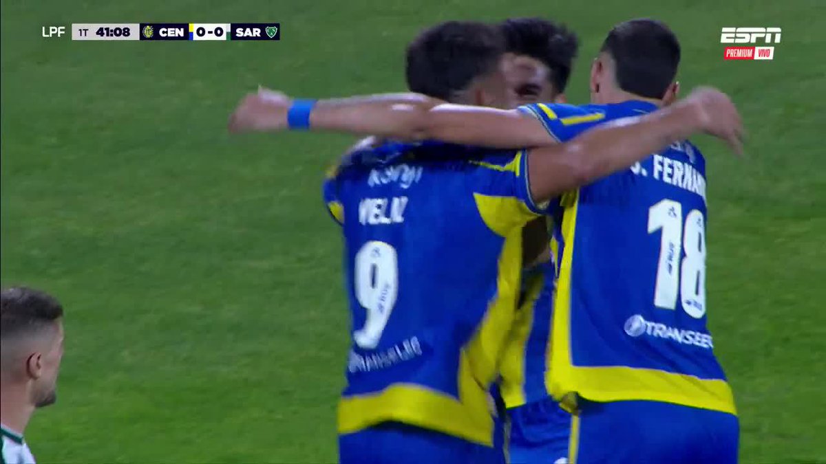 🏆🇦🇷 EXQUISITA ASISTENCIA DE POL FERNÁNDEZ Y ALEJO VÉLIZ PONE EL 1-0 DE ROSARIO CENTRAL VS. SARMIENTO.