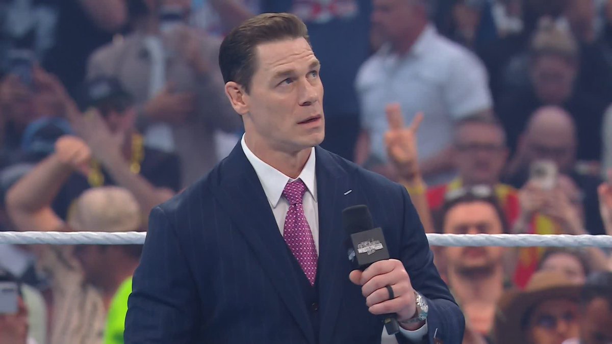 .John Cena announces the attendance for #WrestleMania 42! 👏