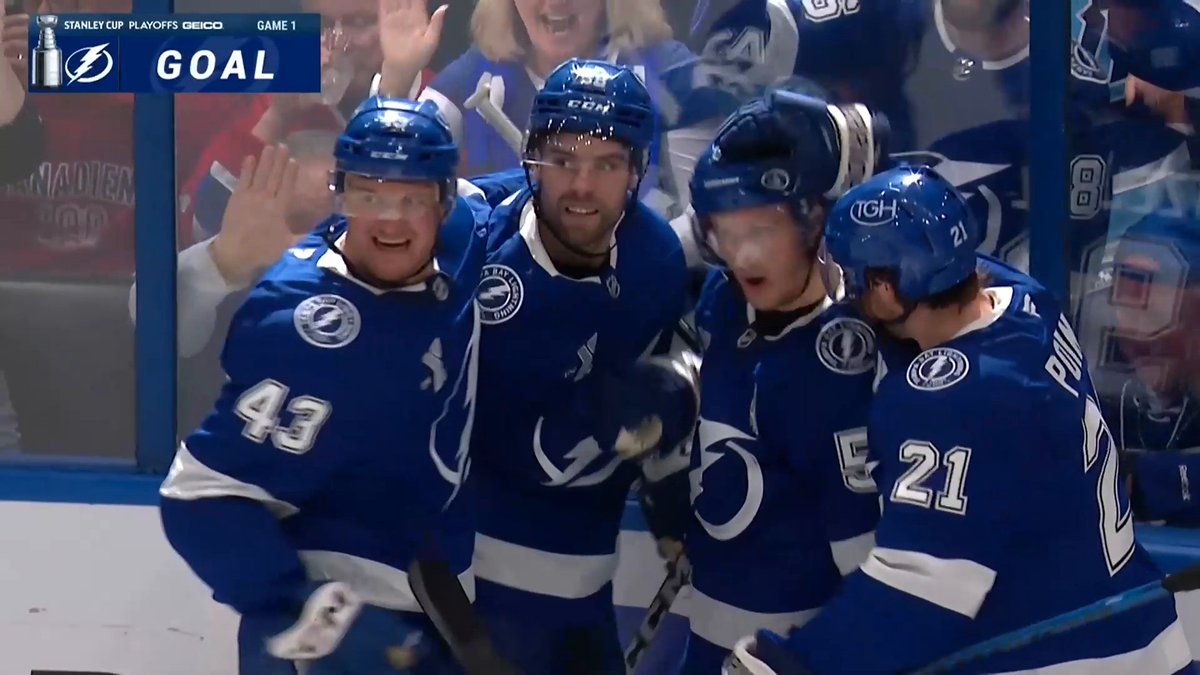 Brandon Hagel wastes no time and ties the game once again! 😮💨 #StanleyCup 🇺🇸: NHLonTNT 🇨🇦: Sportsnet & TVA Sports