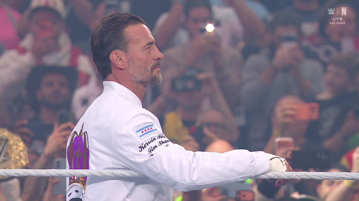 Michael Cole explains the significance of the names on CM Punk's jacket ❤️ #WrestleMania
