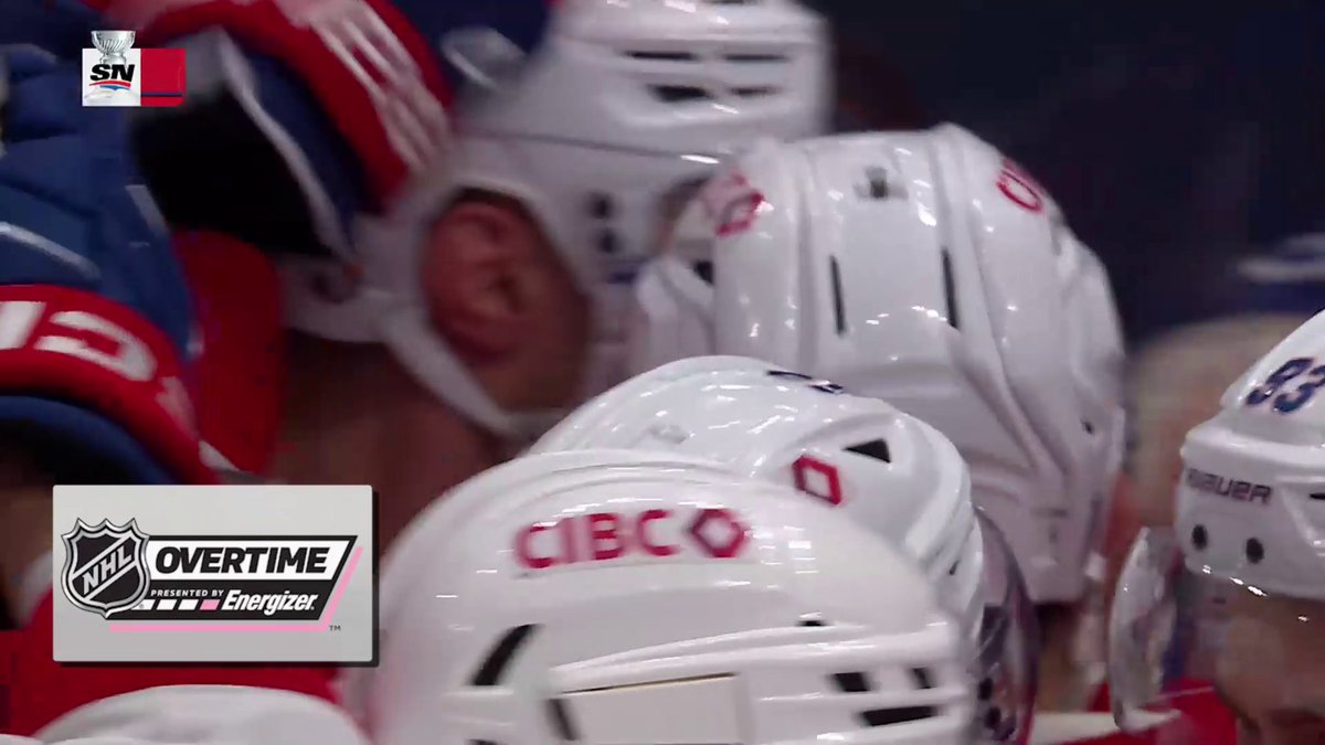 JURAJ SLAFKOVSKÝ IS YOUR @ENERGIZER OVERTIME HERO AND THE @CANADIENSMTL TAKE GAME 1! 🔵⚪️🔴 #STANLEYCUP