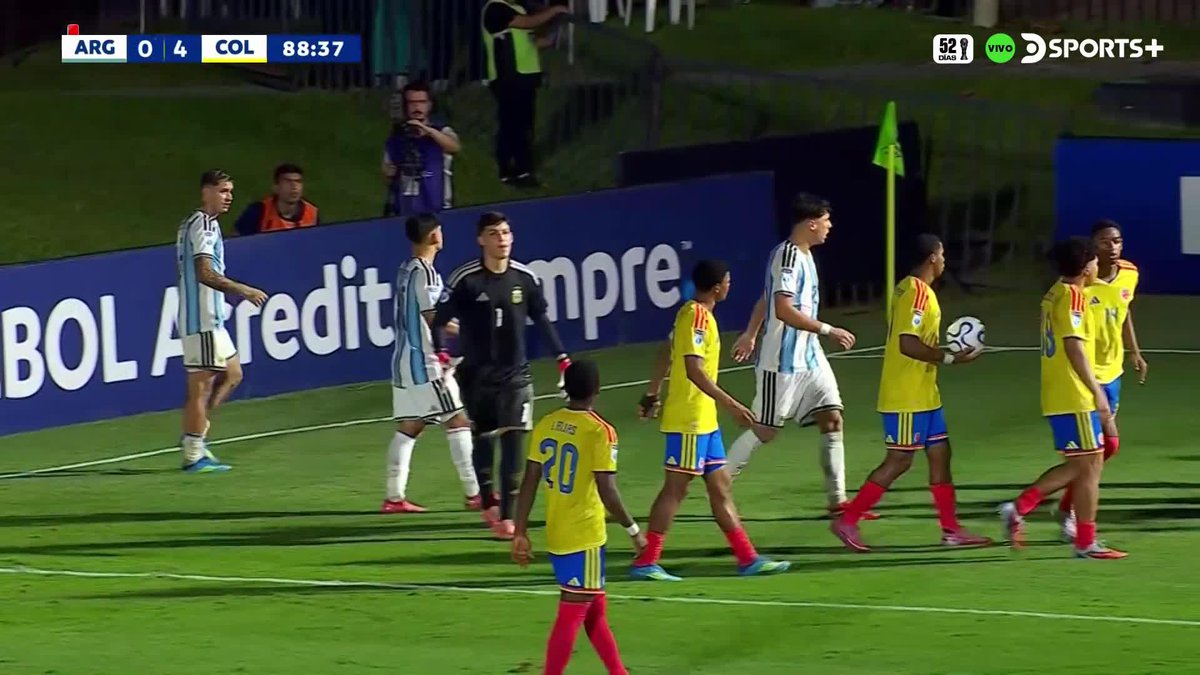 ⚠️🇦🇷🇨🇴 INCIDENTES EN LA FINAL DEL SUDAMERICANO SUB 17 LUEGO DEL ¡0-4!