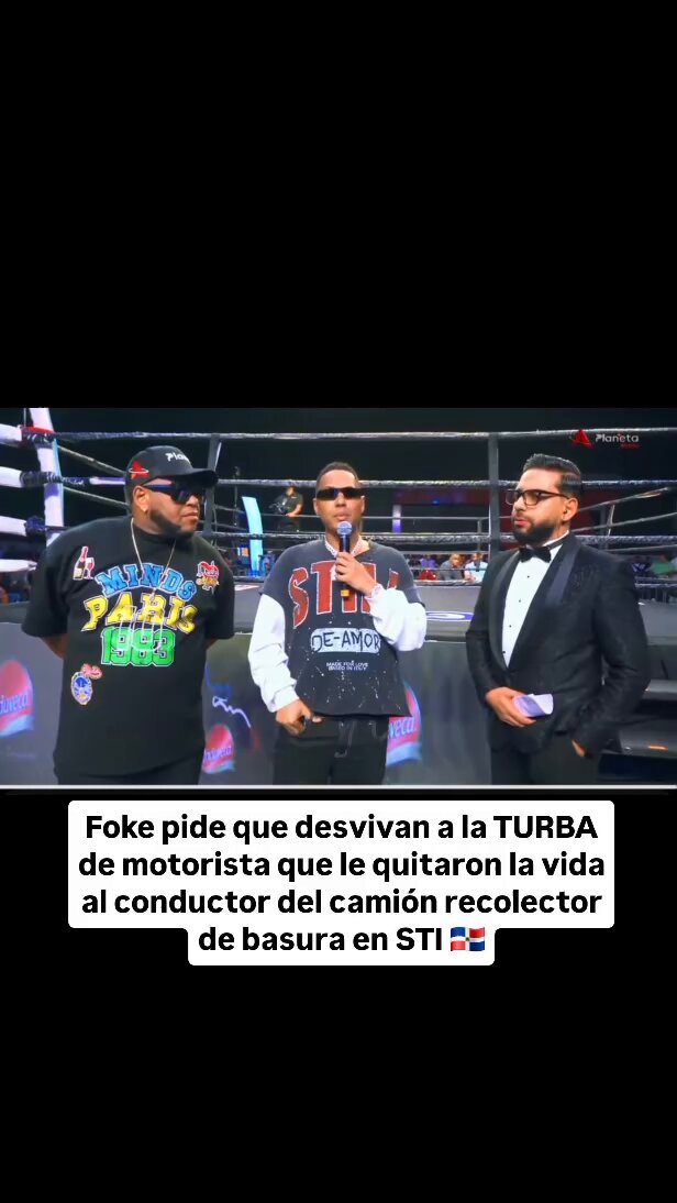 Foke pide que desvivan a la TURBA de motorista que le quitaron la vida al conductor del camión recolector de basura en STI 🇩🇴 #PlanetaAlofoke