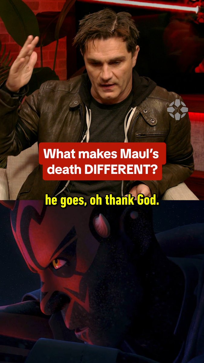 Sam Witwer has some important ideas about Darth Maul's death #Maul #StarWars #samwitwer
