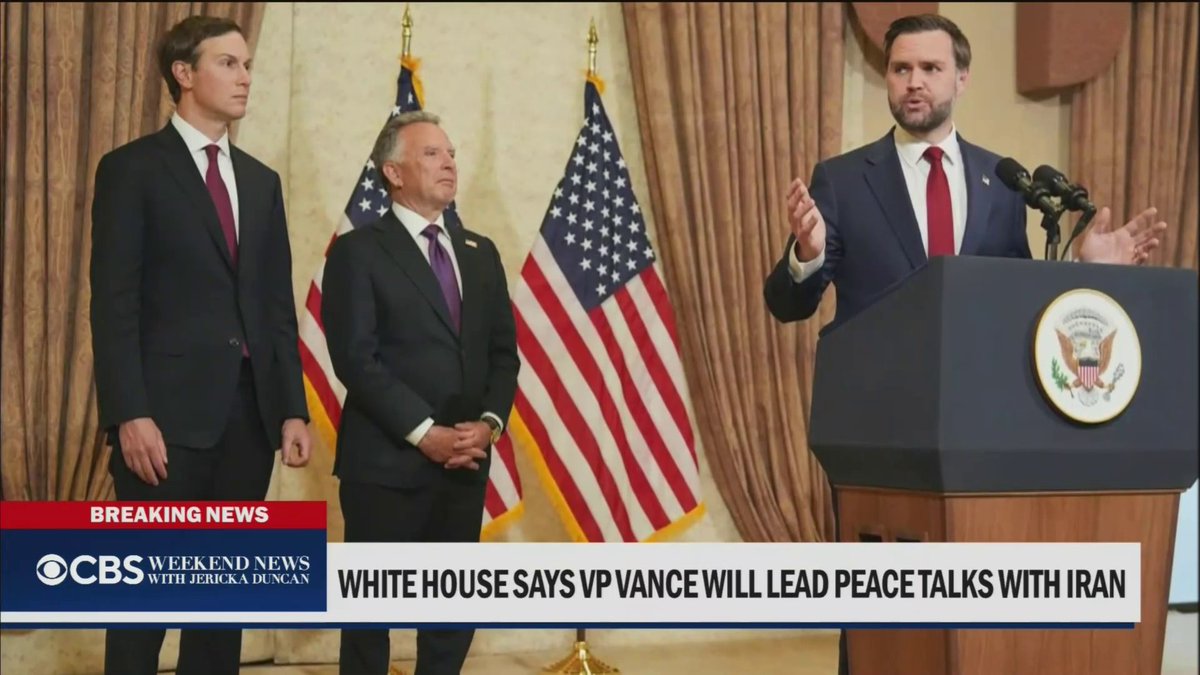 The White House says Vice President JD Vance will lead talks with Iran in Pakistan, but questions remain about who from the Iranian side is authorized to make a deal or if they will even attend. CBS News' Olivia Rinaldi reports.