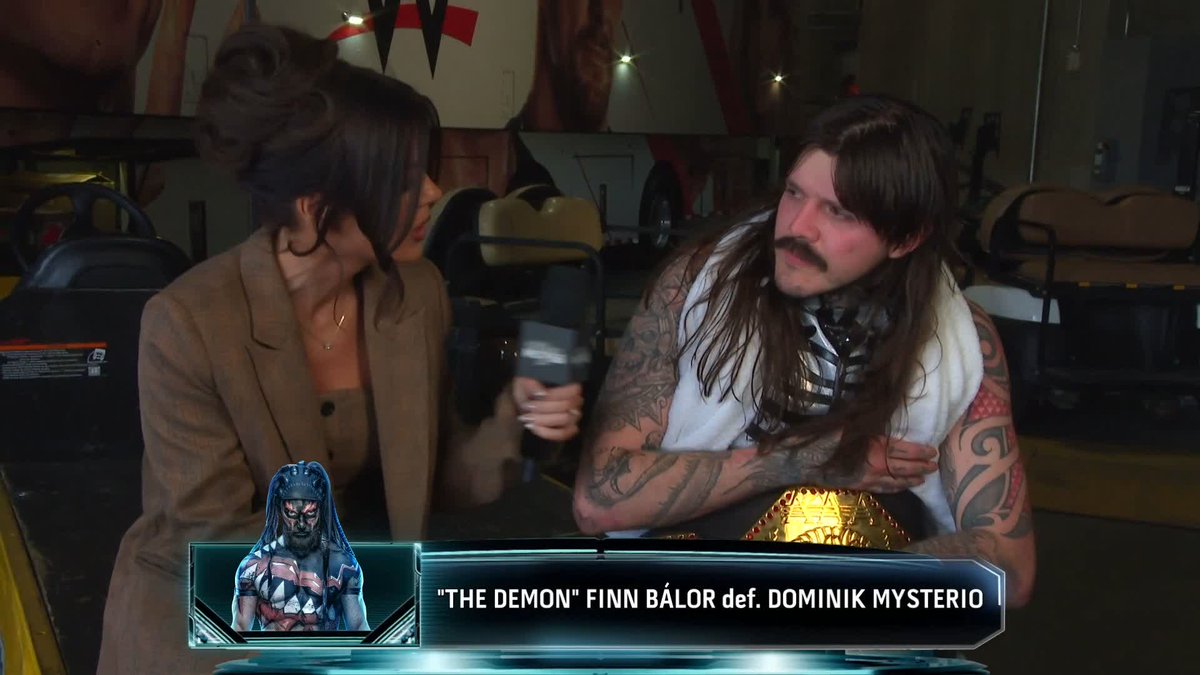 Dirty Dom is NOT HAPPY after losing at #WrestleMania! Dominik