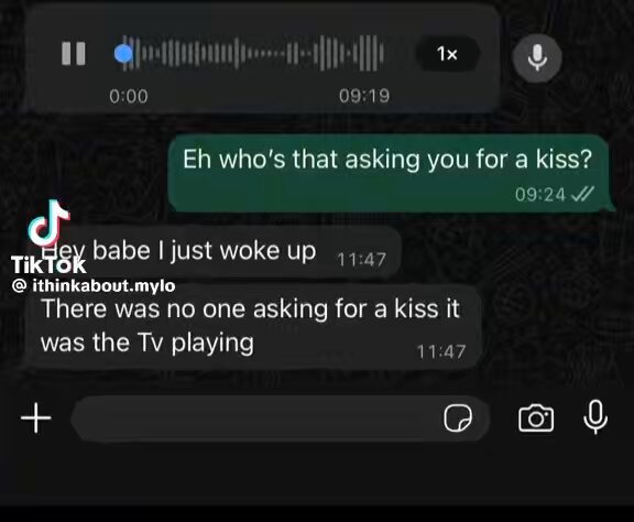 She thinks I’m stupid kissing someone while sending me VN is Pure disrespect.😭💔