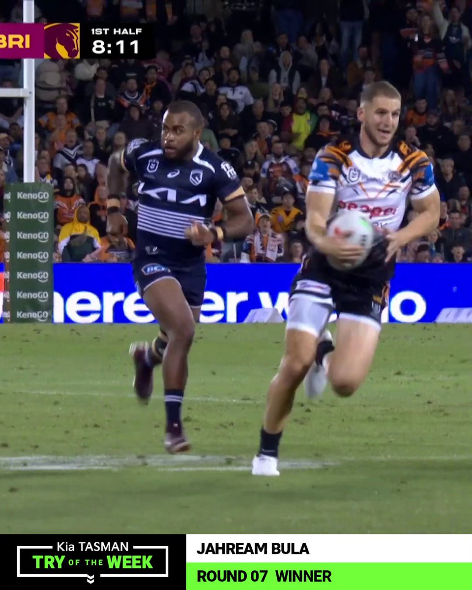 THE FLICK PASS 😍 Bula and Doueihi combine to win your fan-voted Tasman Try of the Week for Round 7!