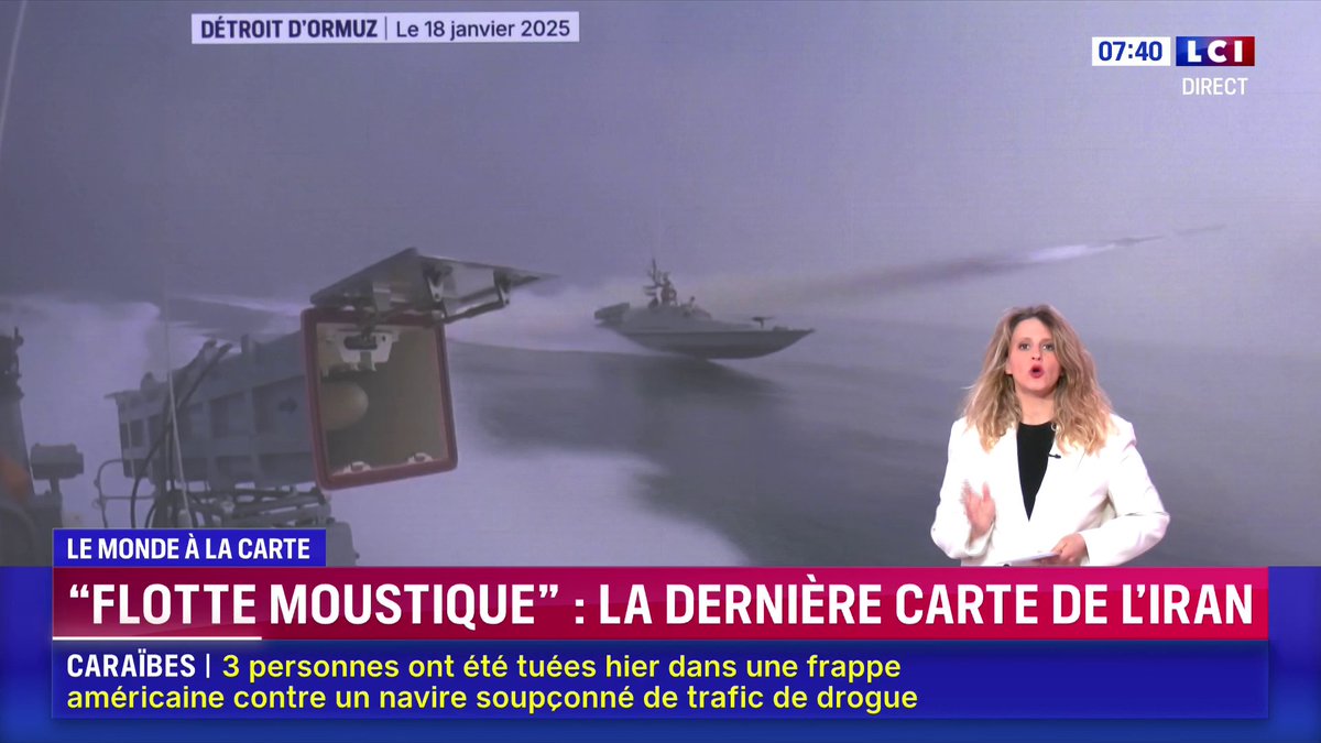 "Flotte moustique" : la dernière carte de l'Iran 🌍 Le monde à la carte avec Hélène Bonnet