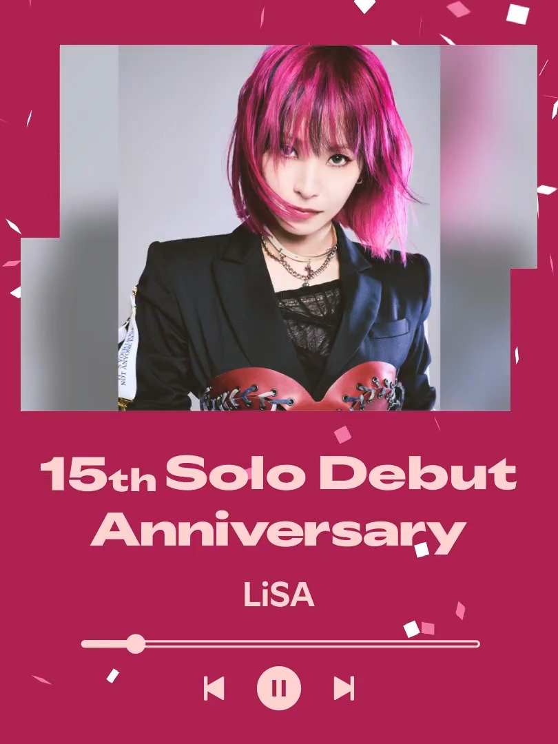 𖤐 ━━━ ⠀LiSAソロデビュー15周年 ⠀おめでとうございます🍓 ━━━ 𖤐 魂を揺さぶる歌声で世界を魅了する歌姫🎤 あなたにとって最強の1曲は？ 最新アルバム "LACE UP" や This Is プレイリストを聴いて教えて💬 LiSA LiSA_STAFF #LiSA15th