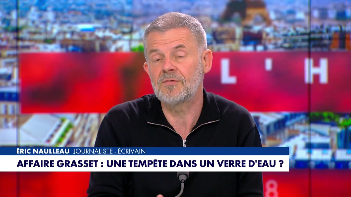 « Grasset est l’éditeur d’un petit milieu. Dès que vous donnez un coup de pied dans la fourmilière c’est un peu la panique », estime Eric Naulleau Eric Naulleau #HDPros Pascal Praud #Europe1