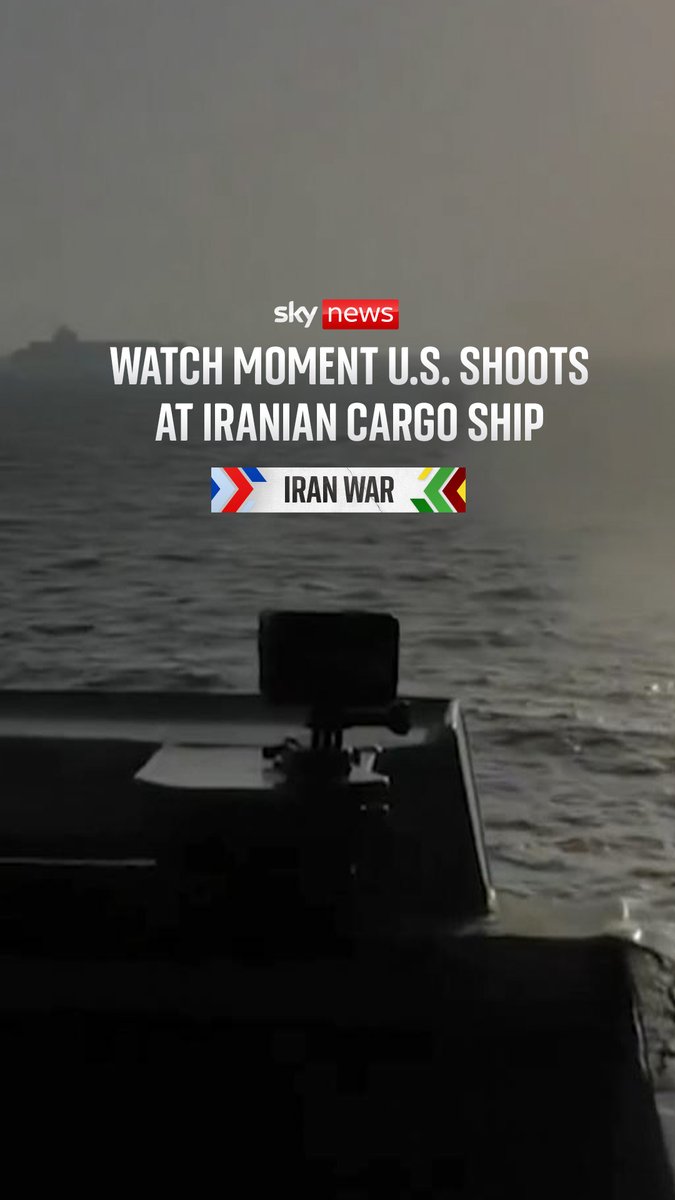 U.S. Central Command released video of their Marines seizing the Iranian-flagged Touska heading towards the Strait of Hormuz. They issued 'multiple warnings' to the ship before firing.
