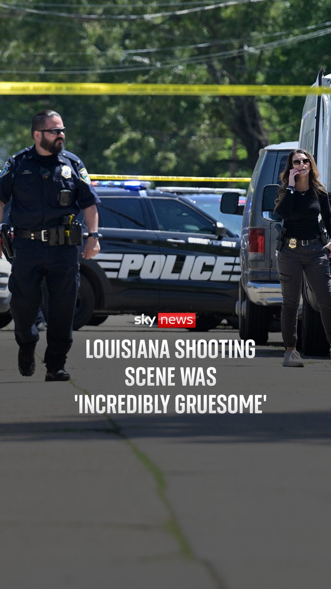 Eight children have been killed in a mass shooting in Louisiana, with the father of seven of the victims suspected of being the gunman. Police in Louisiana say the crime scene was "incredibly gruesome". Read more: