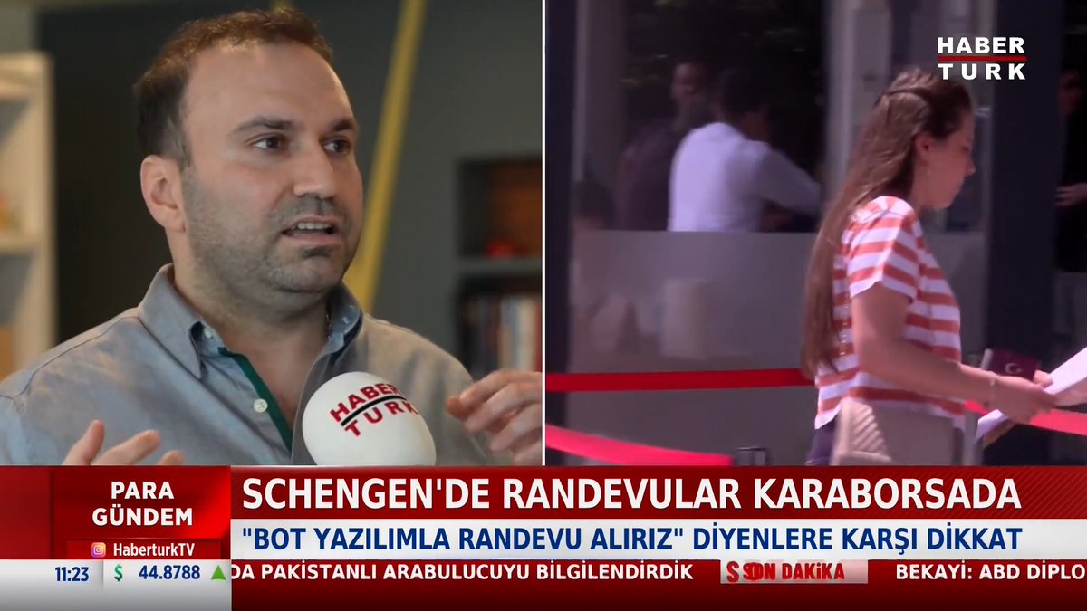 📌Schengen'de randevular karaborsada Bot yazılımla randevu bulup yüksek ücretlere satıyorlar.