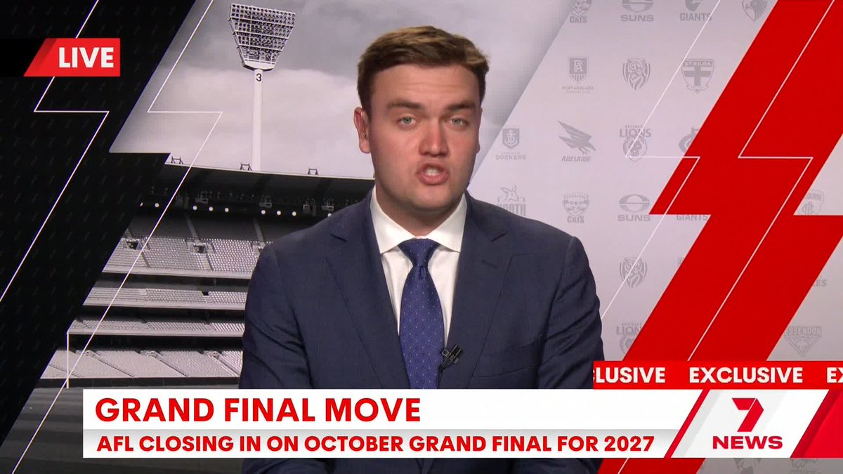 "The AFL is in the latter stages of confirming an October Grand Final for next season." 🗣️ Xander McGuire on the AFL moving the season back one week to accommodate for the 150th Anniversary Test at the MCG in March
