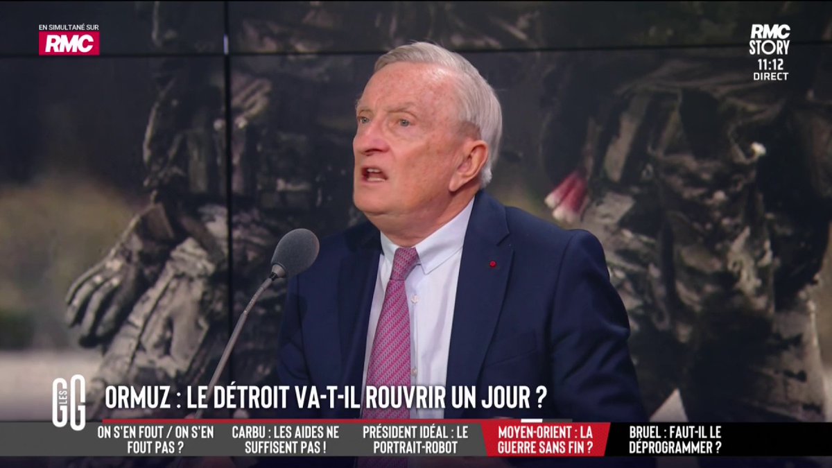 ❌ Moyen-Orient : guerre sans fin ? 🎙️ Général Desportes : "Mon hypothèse : c'est Netanyahou qui a poussé Trump dans cette guerre. Chez beaucoup de ministres israéliens, il y a cette idée du 'Grand Israël'. Ils veulent agrandir le territoire pour être moins en danger." #GGRMC