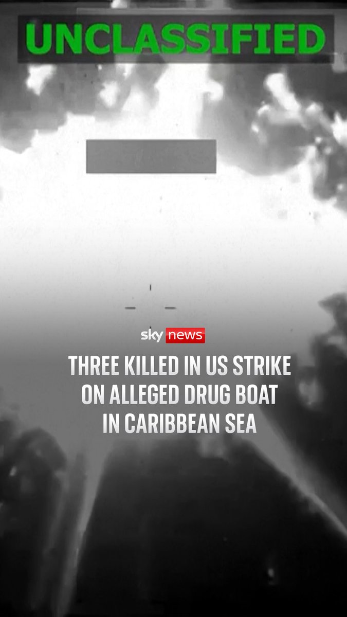 Three killed in U.S. strike on alleged drug boat in the Caribbean Sea. At least 181 people have been killed since September in the Trump administration’s campaign on vessels in Latin American waters.